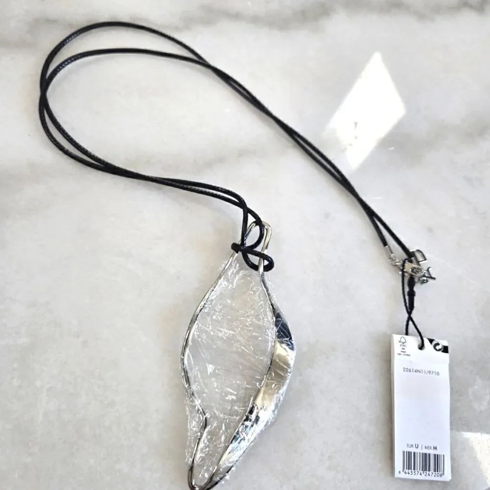 Adolfo Dominguez Large Statement Necklace Pendant New